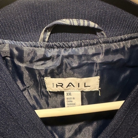 Tropical Print Bomber Jacket - Picture 2 of 3